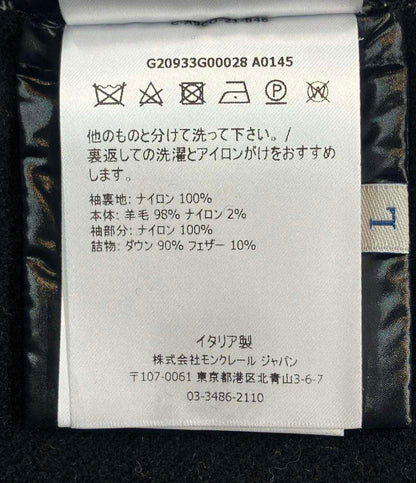 MONCLER ドレープポンチョ MANTELLA マンテラ ダウン G20933G00028 レディース SIZE L モンクレール