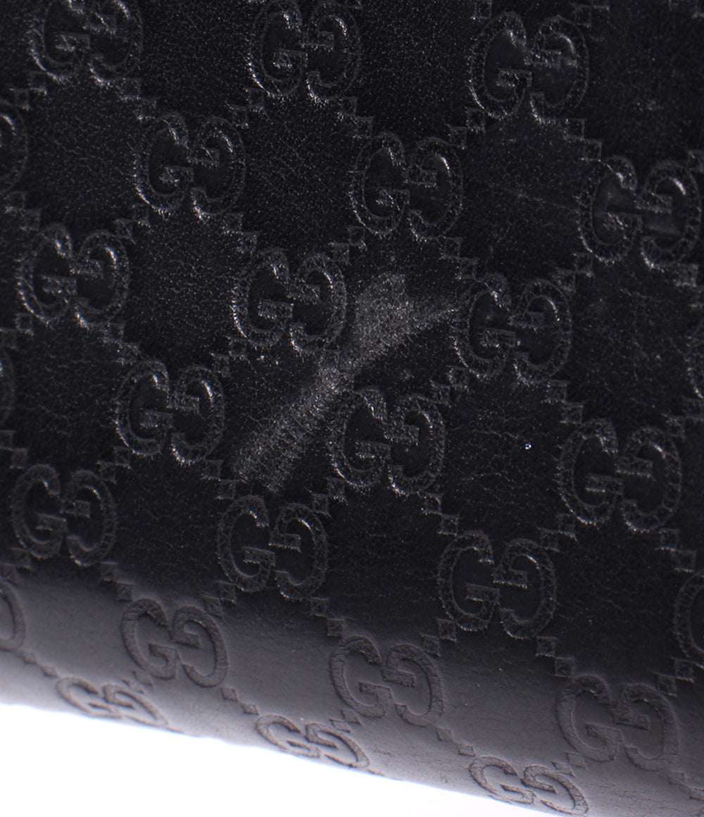 GUCCI ラウンドファスナー長財布 マイクログッチシマ 309758 496085 レディース グッチ