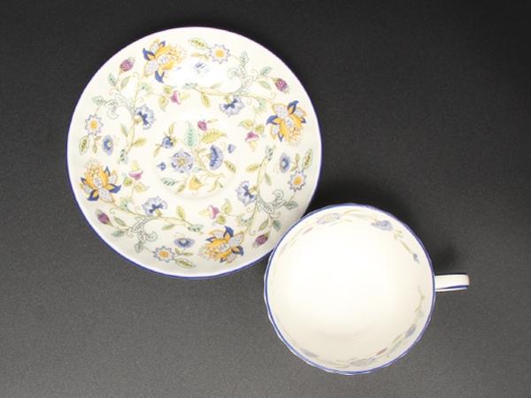 美品 ミントン カップ＆ソーサー ハドンホール ブルー Minton