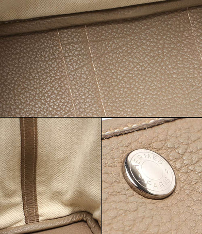 HERMES ハンドバッグ □O刻印 シルバー金具 ガーデンパーティTPM レディース エルメス