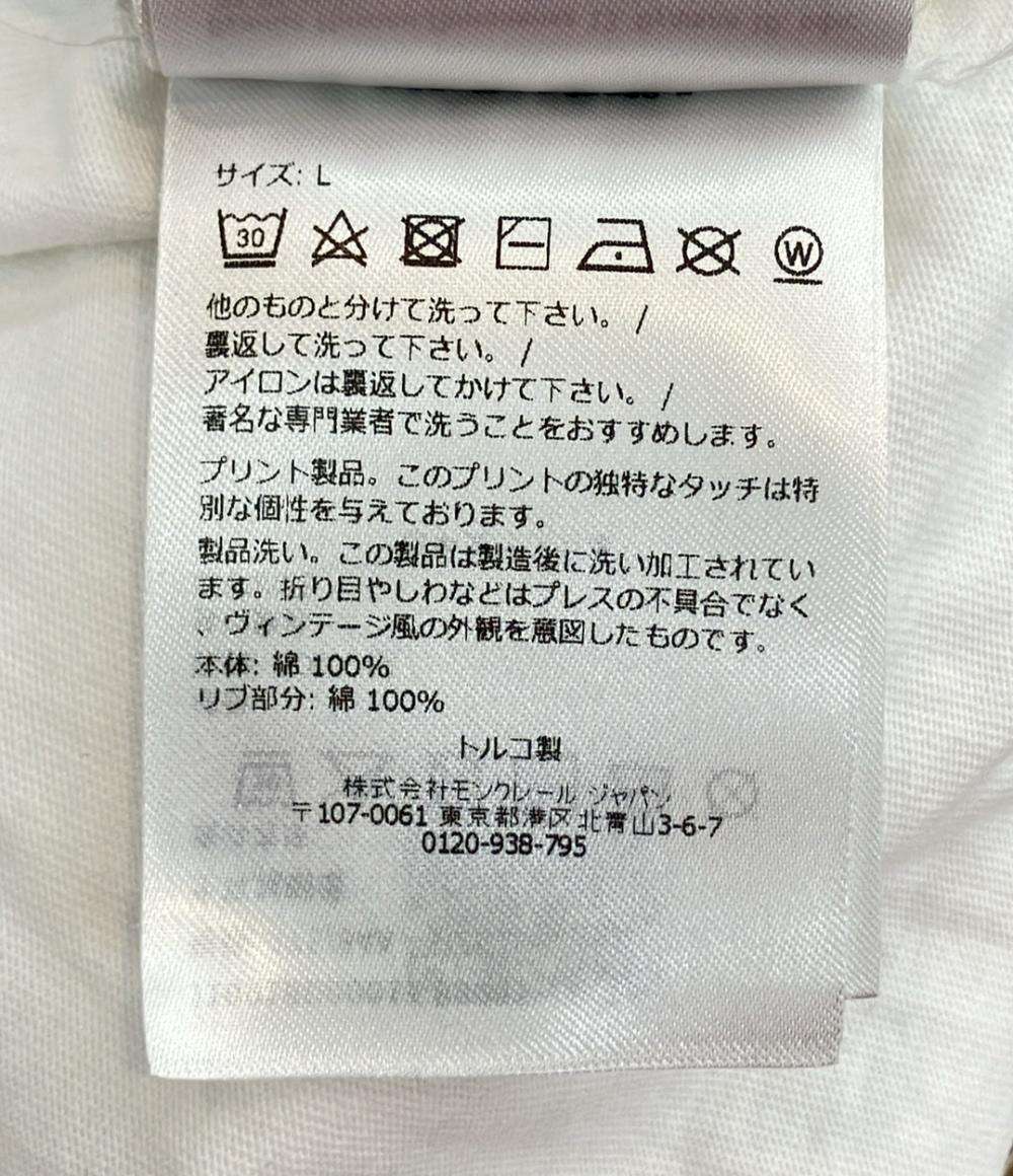 訳あり MONCLER 長袖Tシャツ C-SCOM-23-33856 メンズ SIZE L モンクレール