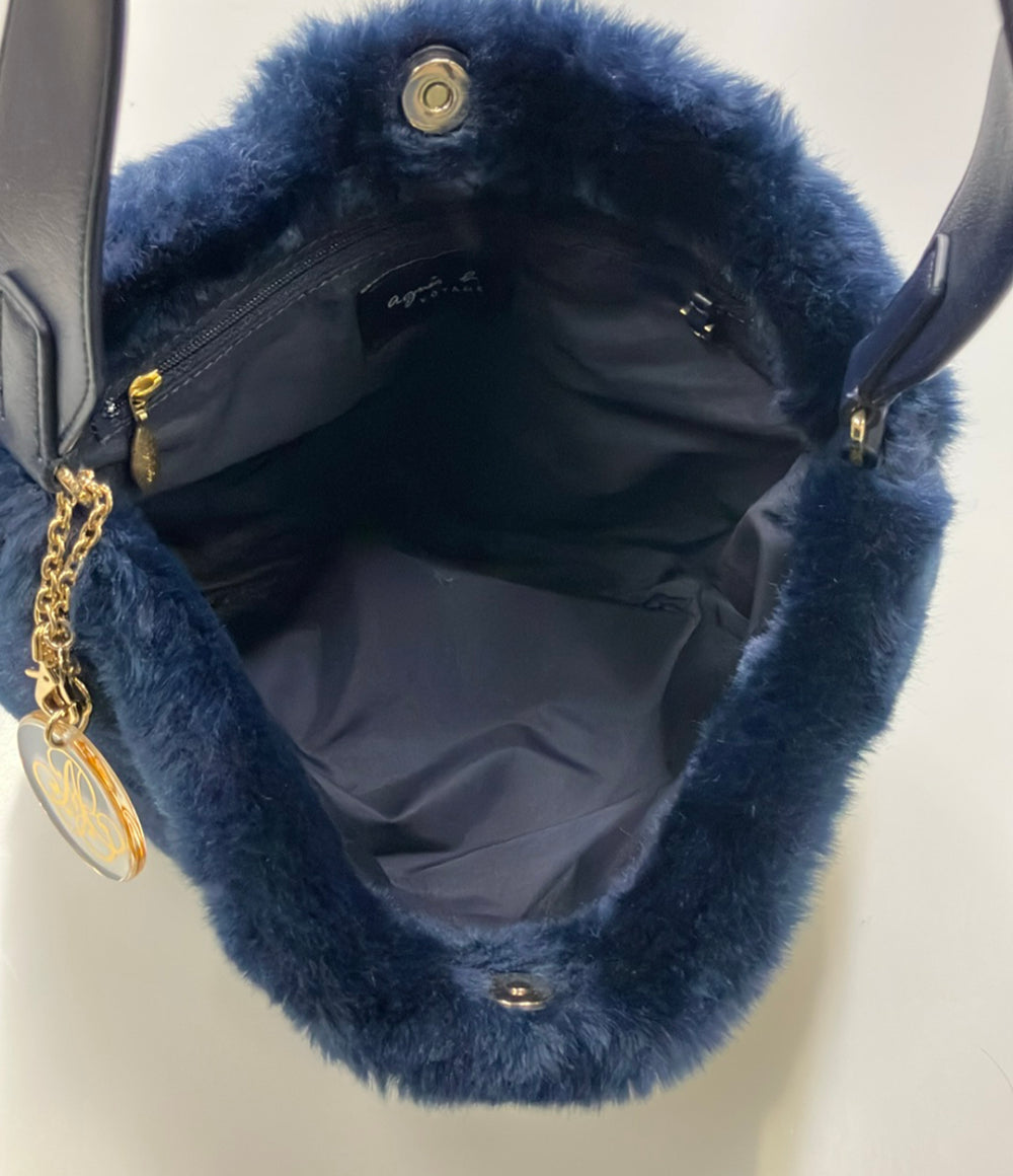 美品 Agnes b. VOYAGE ワンショルダーバッグ ショルダーバッグ 肩掛け ファー レディース アニエスベーボヤージュ