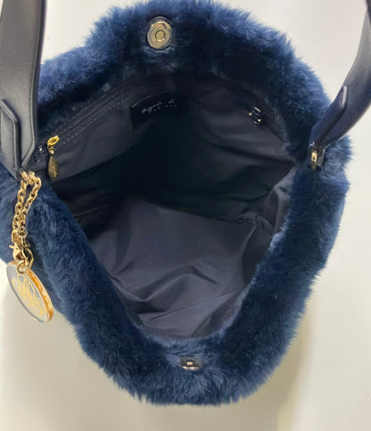 美品 Agnes b. VOYAGE ワンショルダーバッグ ショルダーバッグ 肩掛け ファー レディース アニエスベーボヤージュ