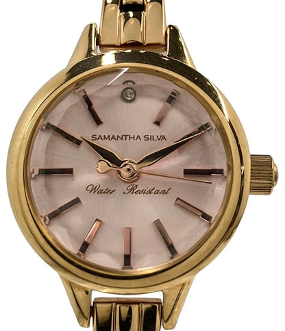 SAMANTHA SILVA 腕時計 クオーツ ピンク レディース サマンサシルヴァ