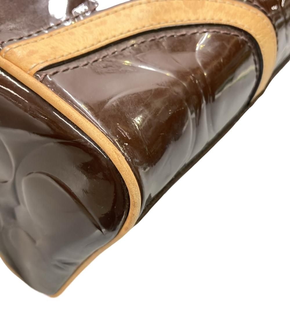 COACH ハンドバッグ エナメル F20065 レディース コーチ