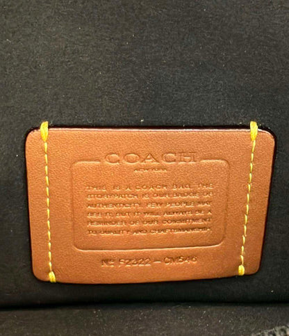 美品 COACH 3way ショルダーバッグ 斜め掛け ハンドバッグ クラッチバッグ タビー CM546 レディース コーチ