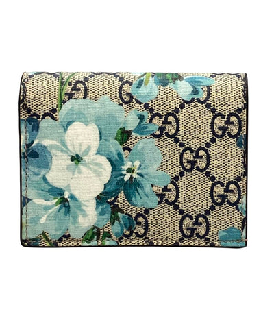 美品 GUCCI 二つ折り財布 GGブルームス 546372 0416 レディース グッチ