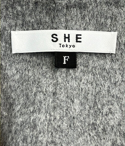 美品 SHE TOKYO ショート丈ジャケット レディース SIZE F (M) シートーキョー