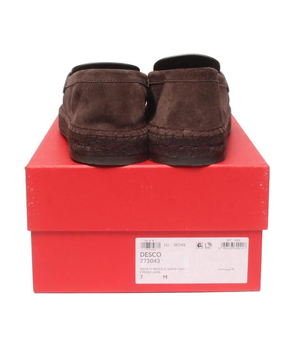 FERRAGAMO エスパドリーユローファー スエード 773043 レディース SIZE 7 フェラガモ