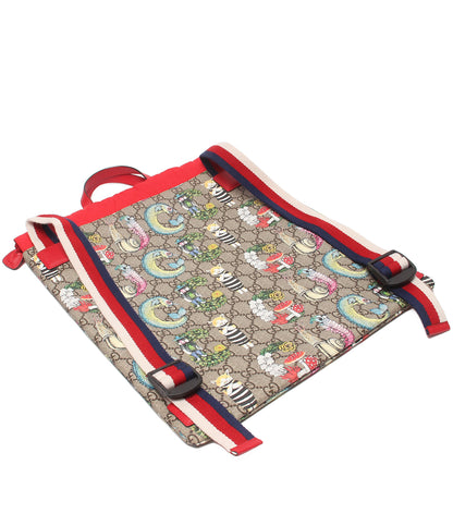 美品 GUCCI リュック ナップザック チルドレンズ GGスプリーム 550775 622011 レディース キッズ グッチ ヒグチユウコ