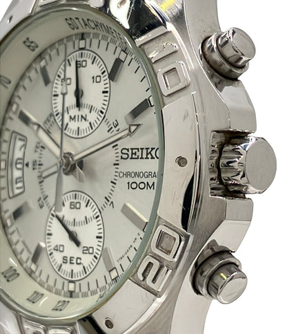 SEIKO 腕時計 クオーツ シルバー 7T94-0AK0 メンズ セイコー