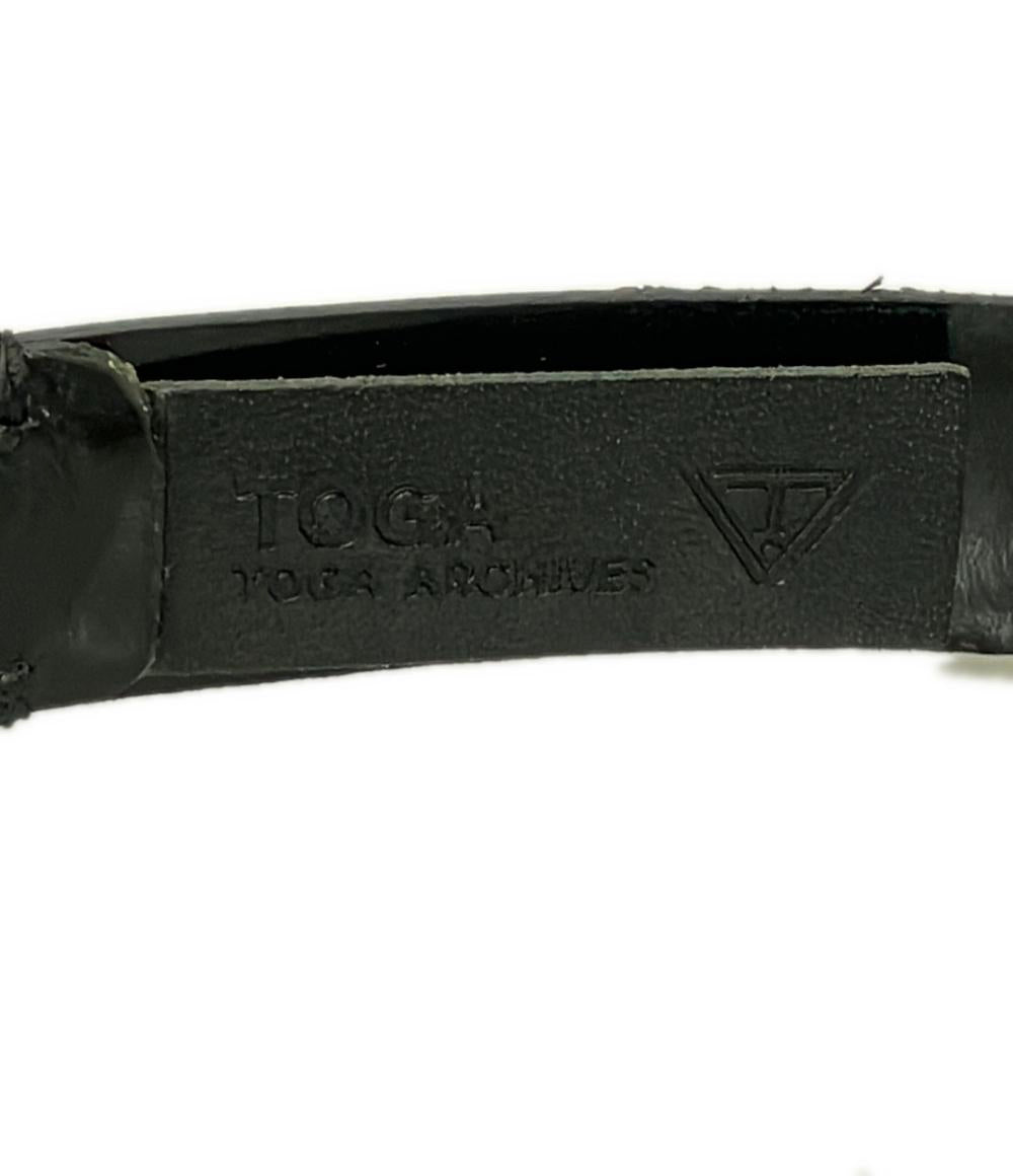 トーガ ブレスレット  2WAYレザー ストーン ユニセックス TOGA