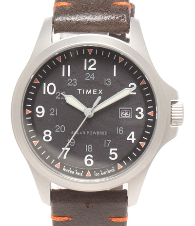 美品 TIMEX 腕時計 エクスペディション ノース フィールド ソーラー ブラック TW2V64100 メンズ タイメックス