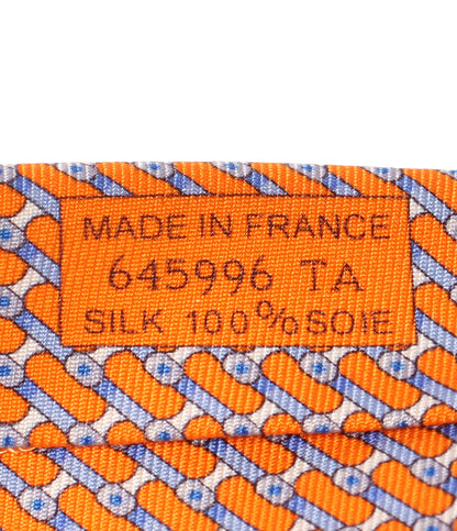 HERMES ネクタイ シルク100% メンズ エルメス