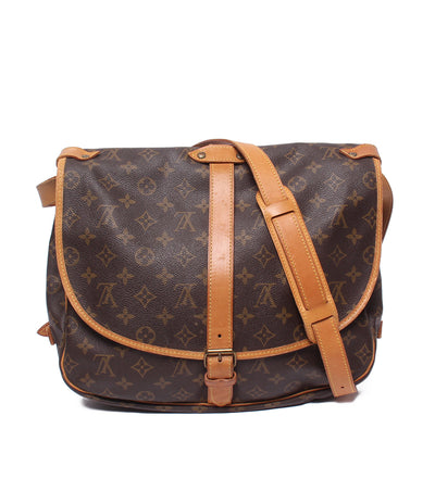 LOUIS VUITTON ショルダーバッグ 斜め掛け ソミュール35 モノグラム M42254 レディース ルイ・ヴィトン