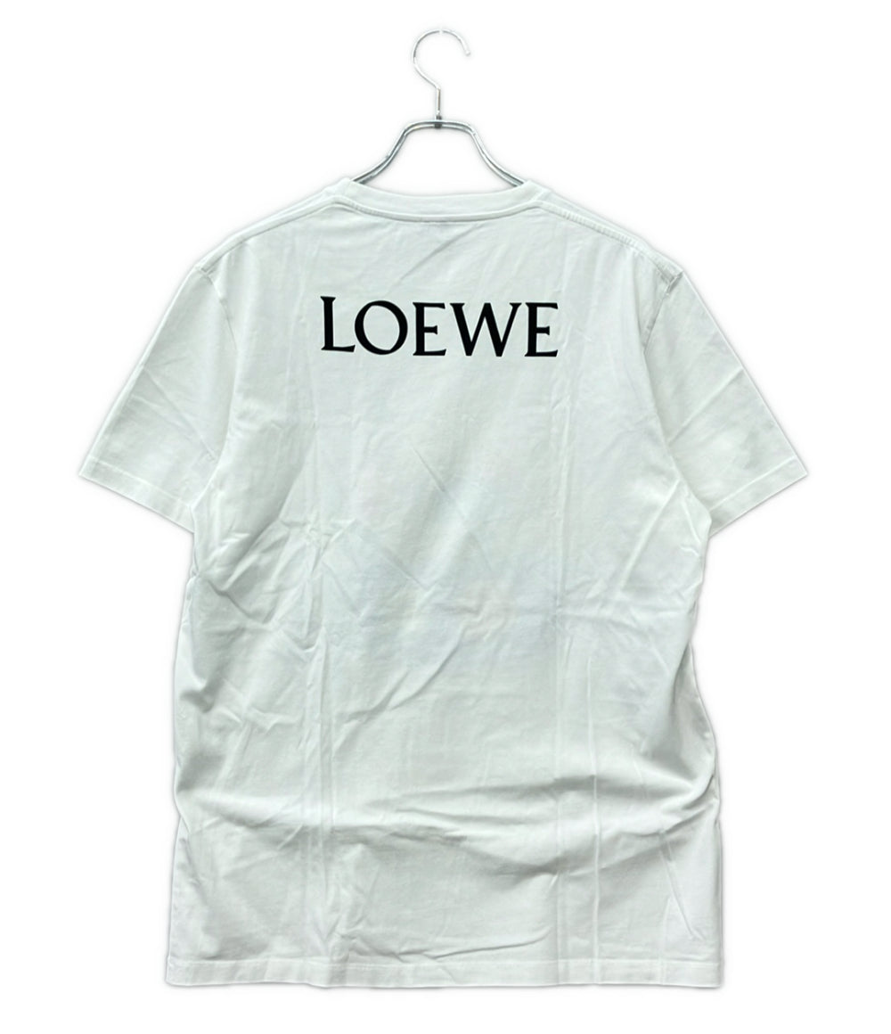 美品 LOEWE 半袖 クラフテッド ワールド 限定 両面プリント Tシャツ H988Y22X06 メンズ SIZE M ロエベ