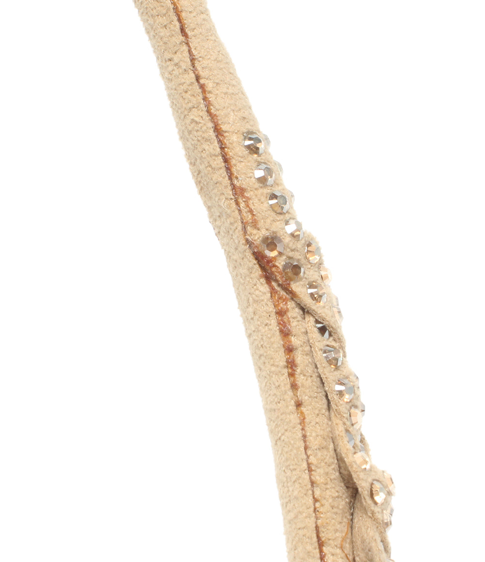 アッカ スワロフスキー カチューシャ ブロンズ ヘアアクセサリー 巾着付 SWAROVSKI カチューシャ ヘアアクセサリー レディース スワロフスキー