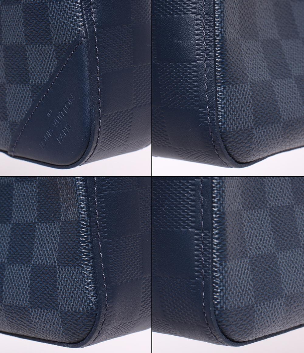 美品 Louis Vuitton ショルダーバッグ メッセンジャーバッグ 斜め掛け ダミエ アンフィニ トリオ メッセンジャー ダミエ グラフィット N40438 メンズ