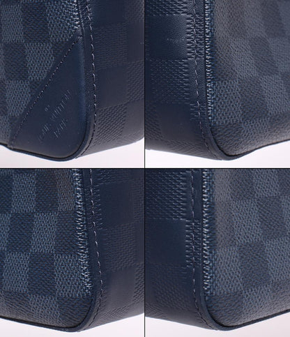 美品 Louis Vuitton ショルダーバッグ メッセンジャーバッグ 斜め掛け ダミエ アンフィニ トリオ メッセンジャー ダミエ グラフィット N40438 メンズ