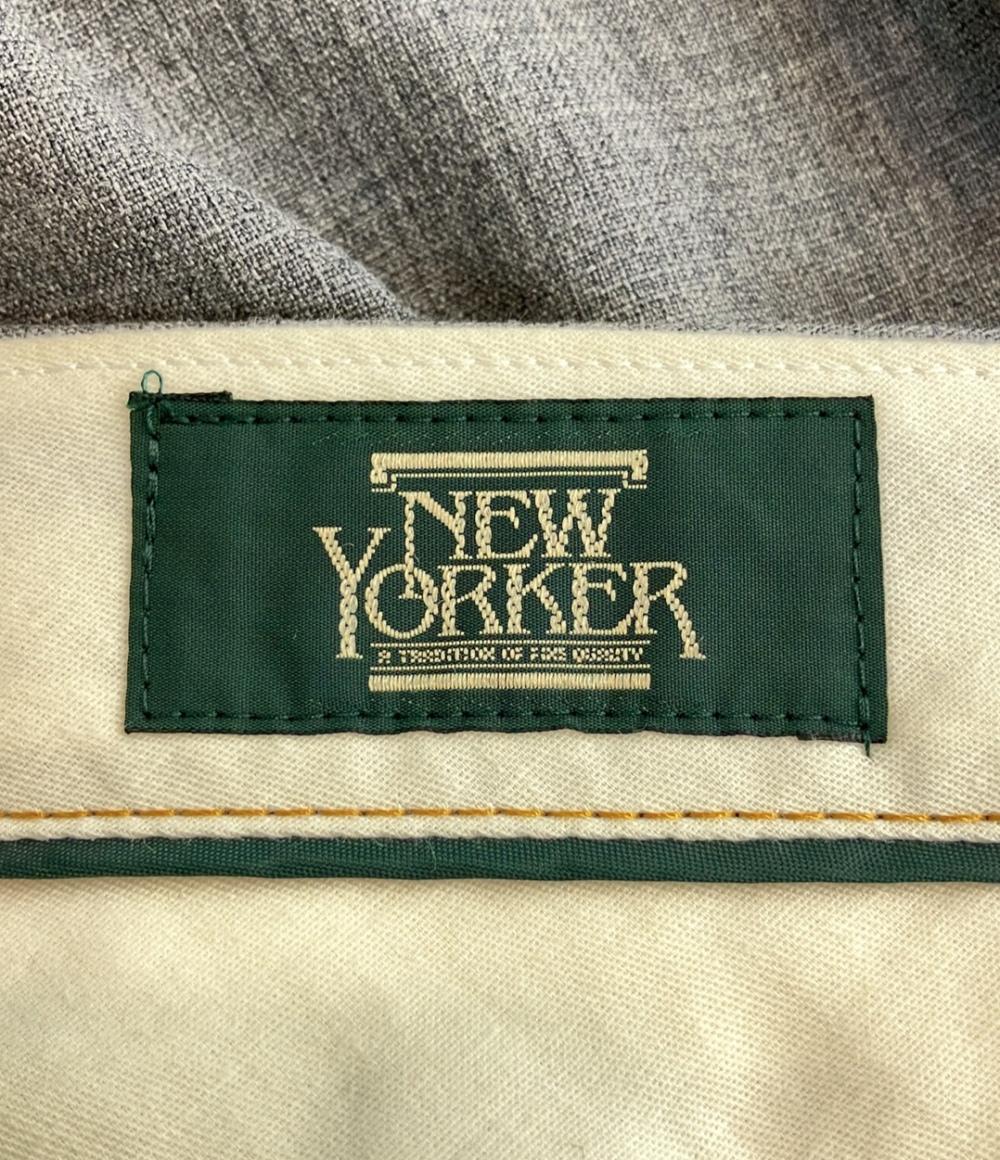 美品 ニューヨーカー スラックスパンツ メンズ NEWYORKER