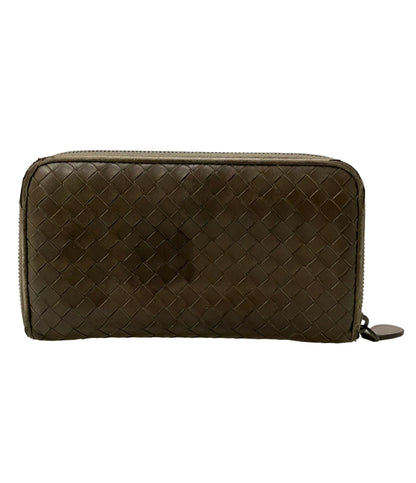 BOTTEGA VENETA ラウンドファスナー長財布 レザー イントレチャート ユニセックス ボッテガ・ヴェネタ