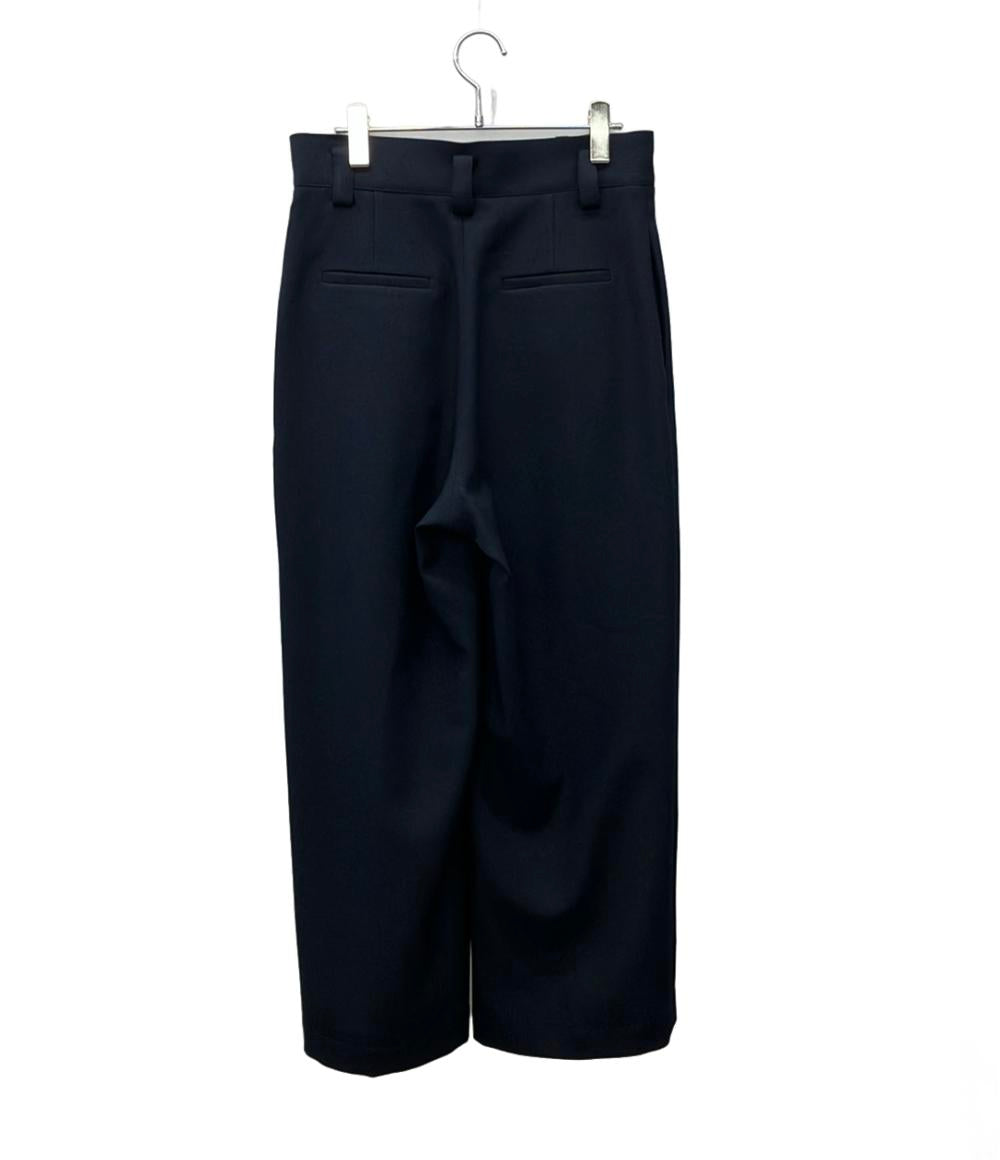 cygne スラックスパンツ ネイビー ハイウエストタックワイド Lara CY2511-04-024 レディース SIZE 1 (S) シーニュ