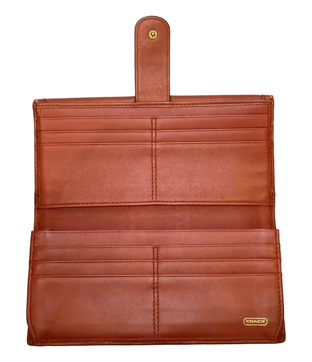 コーチ 二つ折り長財布 ミニシグネチャー レディース COACH