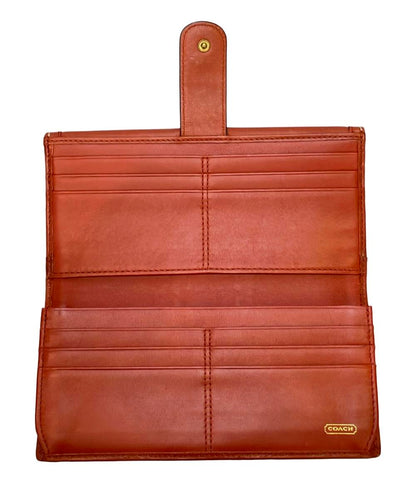 コーチ 二つ折り長財布 ミニシグネチャー レディース COACH