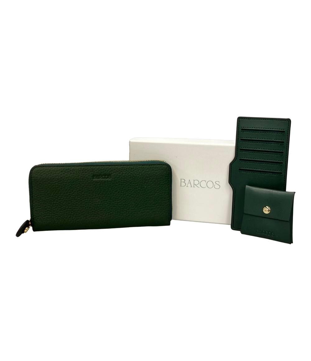 美品 バルコス 長財布 コインケース カードケース セット レディース BARCOS