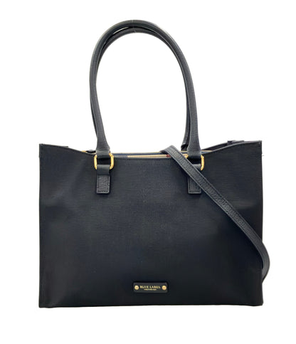 美品 BLUE LABEL CRESTBRIDGE 2WAY トートバッグ ショルダーバッグ 斜め掛け レディース ブルーレーベル クレストブリッジ