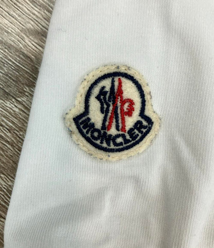 MONCLER 半袖Tシャツ Vネック トリコロールリブ ブランドワッペン C10918100800 メンズ SIZE L モンクレール
