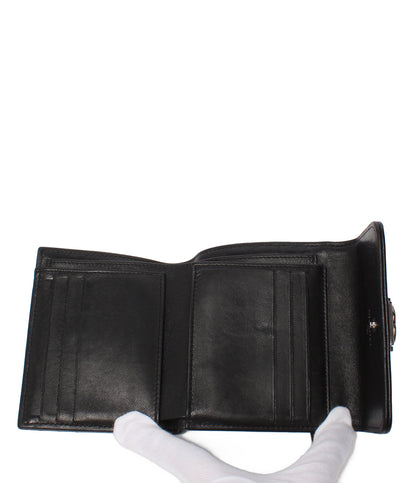CHANEL 二つ折り財布 31番台 シェブロン Vステッチ シルバー金具 ボーイシャネル レディース シャネル