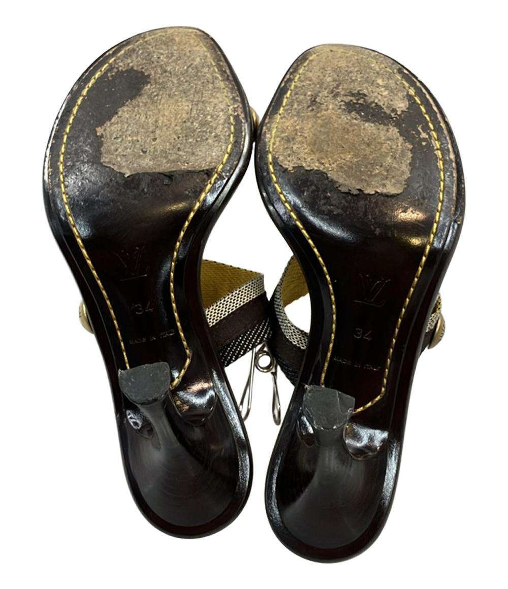訳あり LOUIS VUITTON サンダル レディース SIZE 34 22(cm) ルイ・ヴィトン