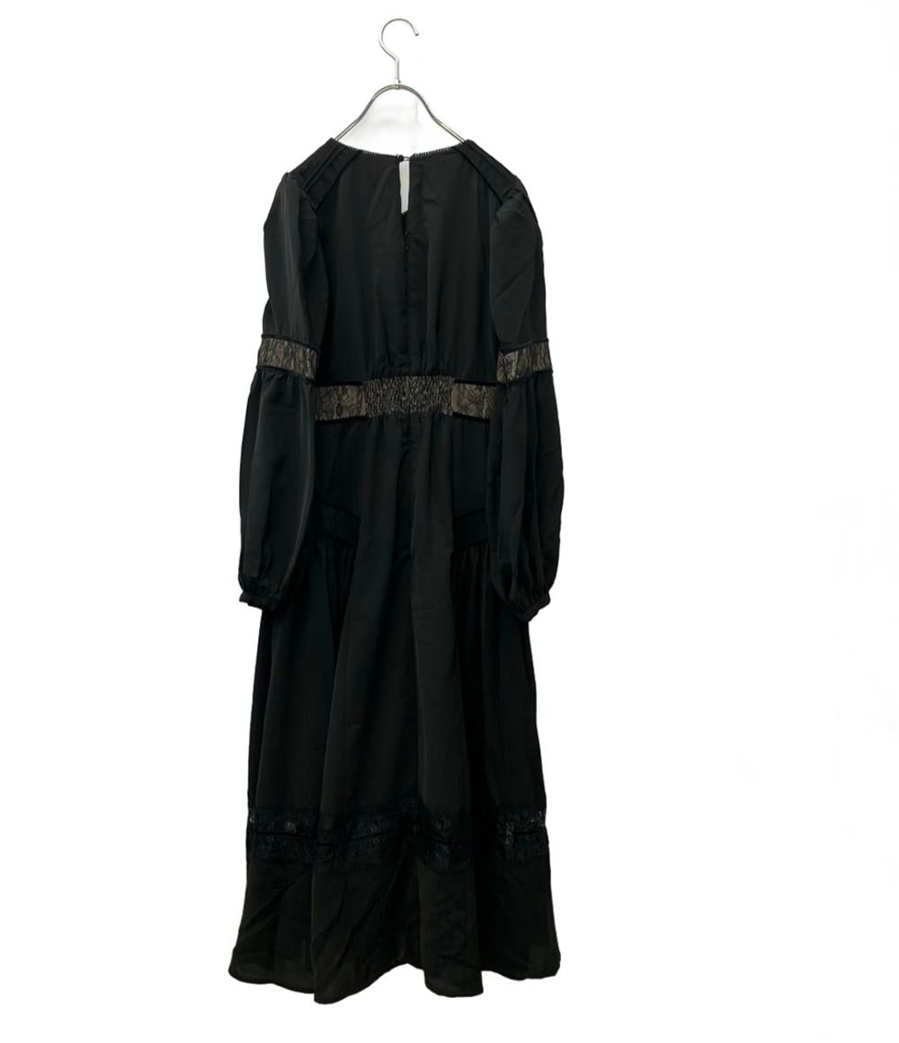 Her lip to 長袖ワンピース  Social Lace Flare Dress 1244305159 レディース SIZE M ハーリップトゥ