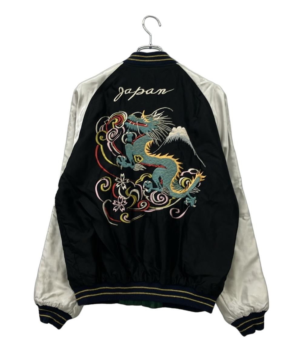 テーラートウヨウ スカジャン リバーシブル ROARING TIGER X WHITE DRAGON TT14571 メンズ SIZE L TAILOR TOYO