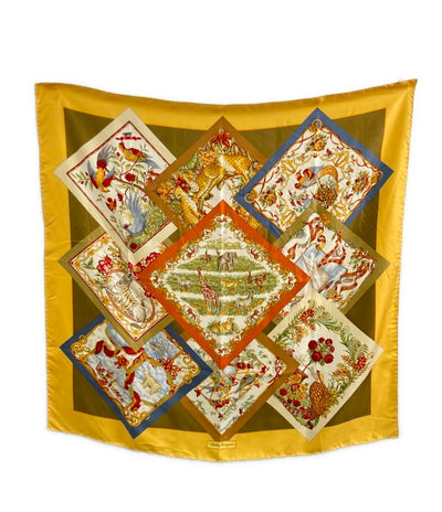 Salvatore Ferragamo スカーフ シルク100% レディース サルヴァトーレフェラガモ