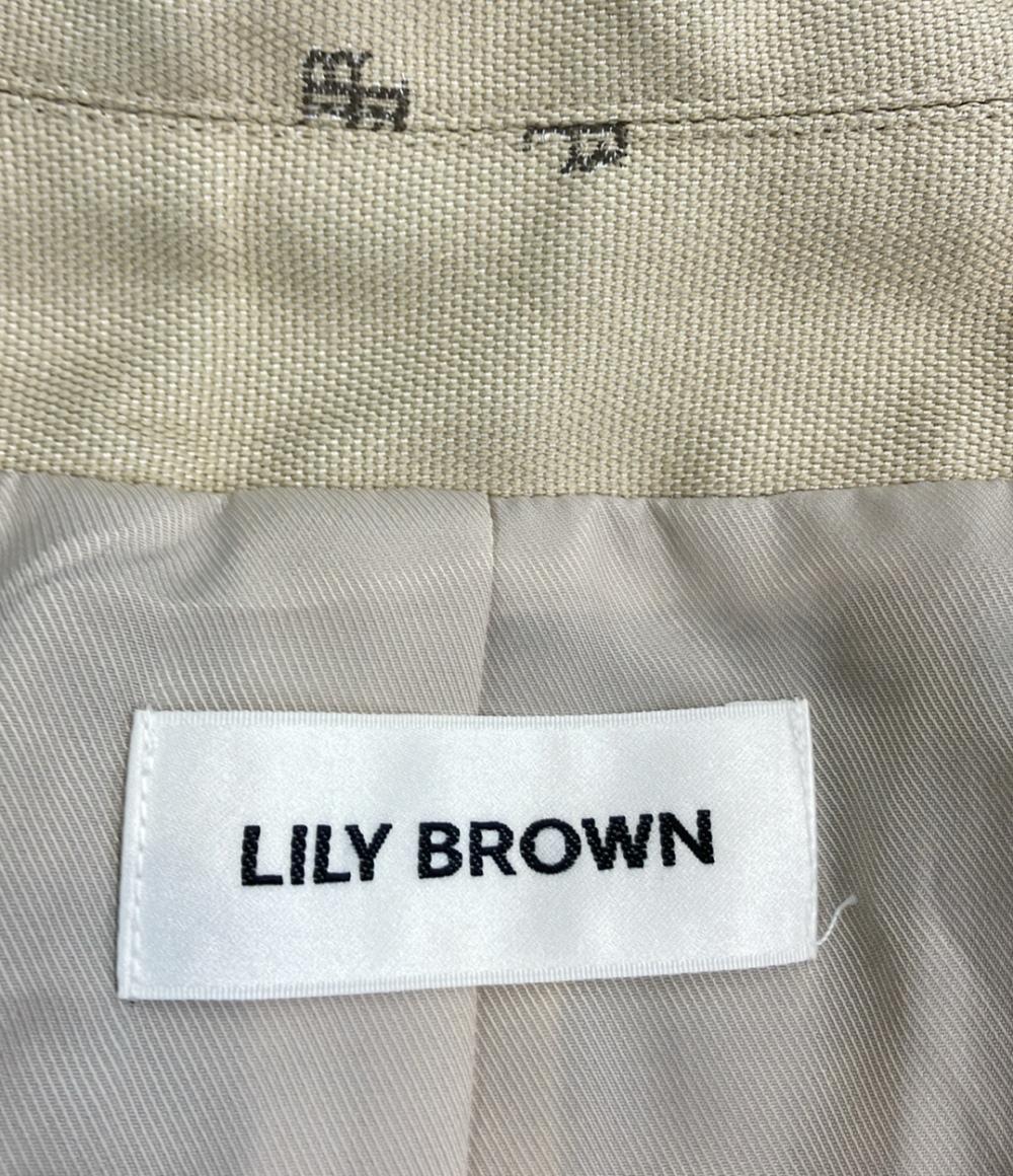 リリーブラウン トレンチライク スプリングケープコート ポンチョ付き レディース SIZE ONE SIZE (M) Lily Brown