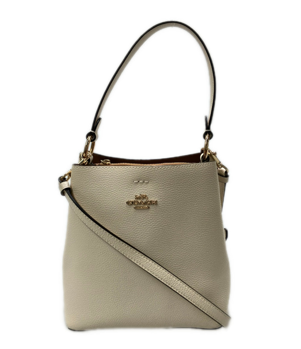 美品 COACH ハンドバッグ ショルダーバッグ バケットバッグ 2WAY 斜め掛け レザー 1011 レディース コーチ