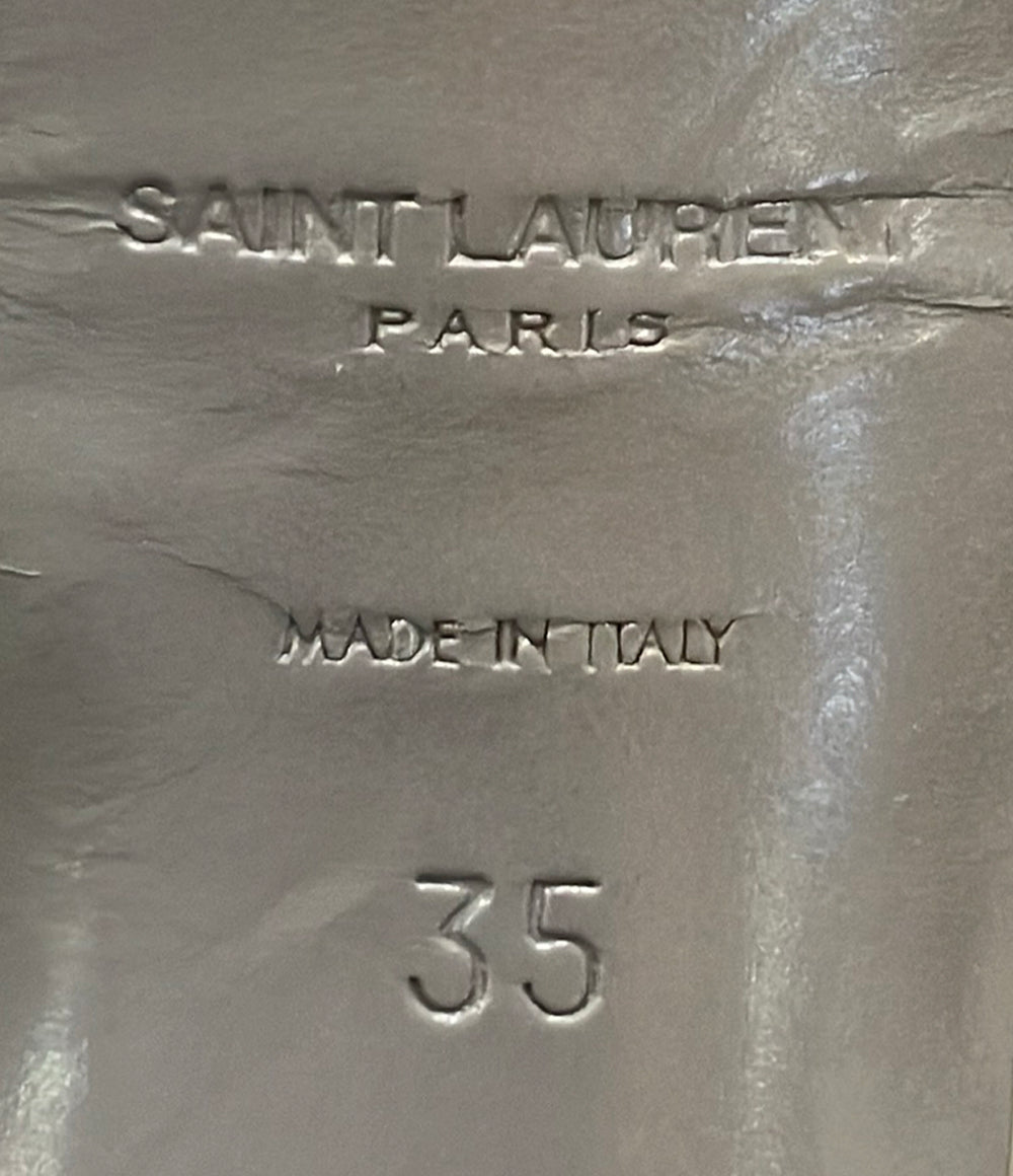 SAINT LAURENT PARIS Tストラップサンダル ハイヒール レディース SIZE 35 サンローランパリ