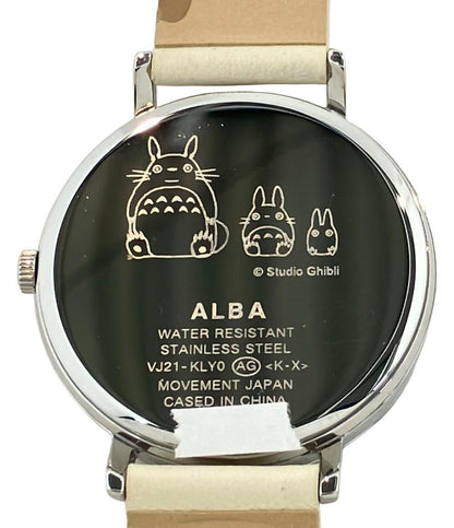 セイコー 腕時計 となりのトトロ ALBA アルバ クオーツ ホワイト VJ21-KLY0 レディース SEIKO
