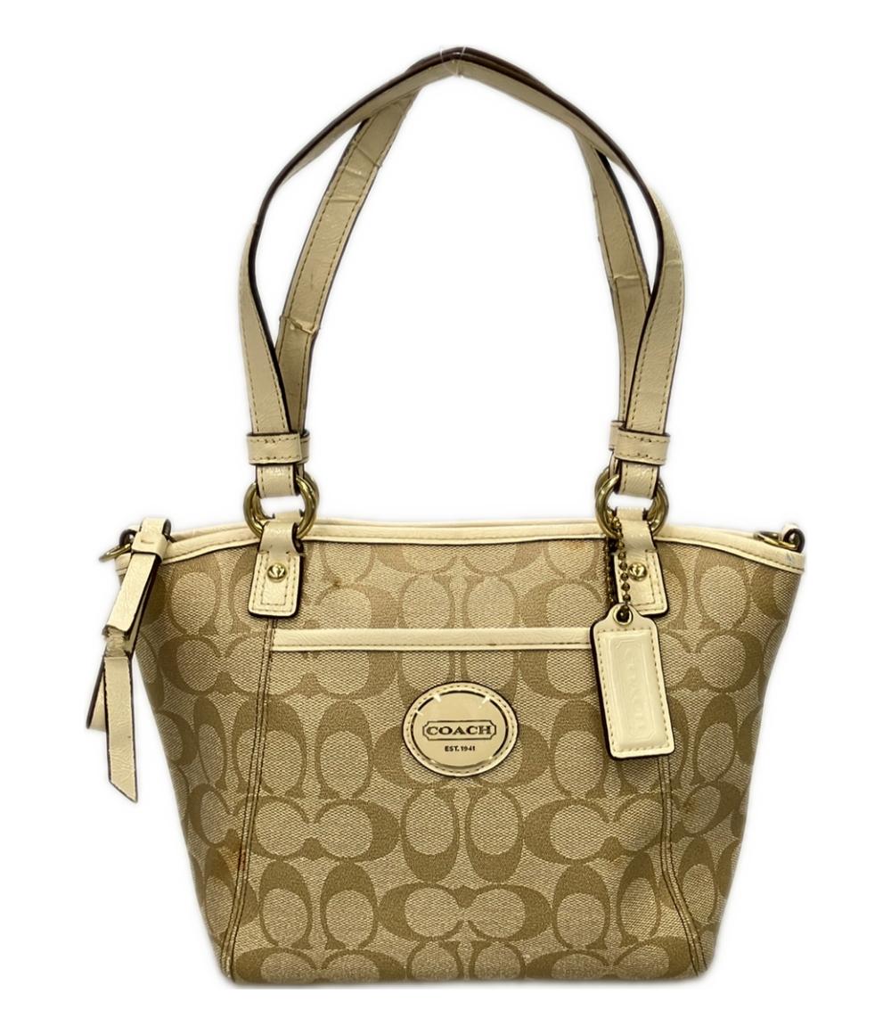 訳あり コーチ トートバッグ ショルダーバッグ 肩掛け シグネチャー F20097 レディース COACH