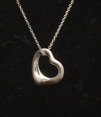 TIFFANY&Co. ネックレス SV925 オープンハート スモール レディース ティファニー