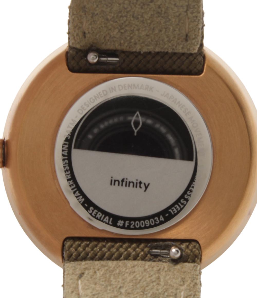 美品 ノードグリーン 腕時計 インフィニティ INFINITY クオーツ ホワイト レディース Nordgreen
