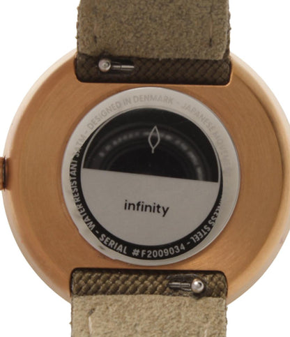 美品 ノードグリーン 腕時計 インフィニティ INFINITY クオーツ ホワイト レディース Nordgreen