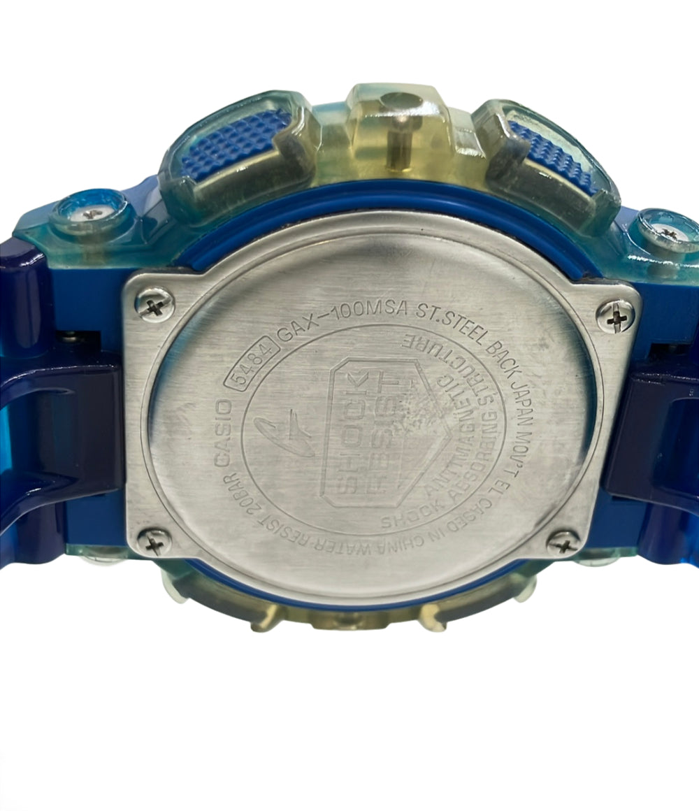 CASIO 腕時計 G-LIDE G-SHOCK クオーツ ブラック GAX-100MSA メンズ カシオ