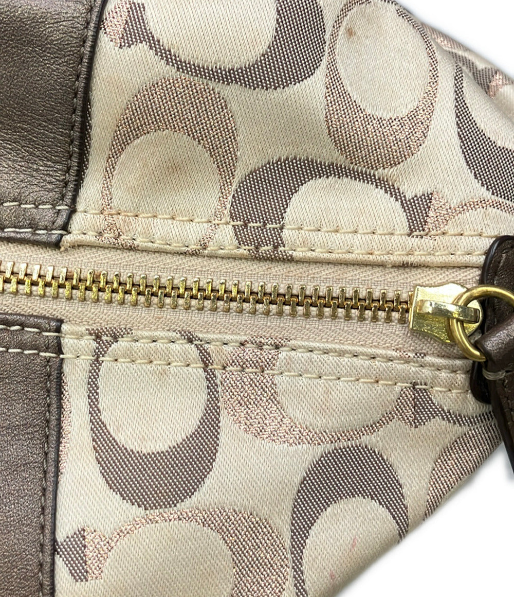 COACH 2way ハンドバッグ ショルダーバッグ 肩掛け シグネチャー レディース コーチ