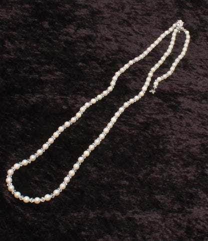 ロングネックレス SV パール 6.5-7.0mm レディース