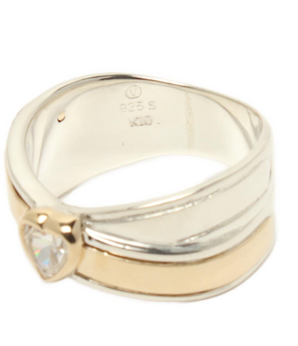 美品 ヴァンドーム リング 指輪 K10 SV925 2点セット レディース VANDOME