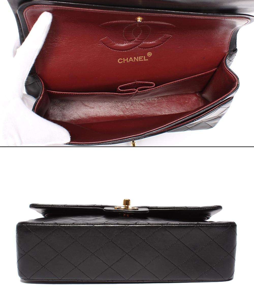 シャネル ハンドバッグ ショルダーバッグ 肩掛け ダブルフラップ ダブルチェーン ゴールド金具 マトラッセ25 CHANEL