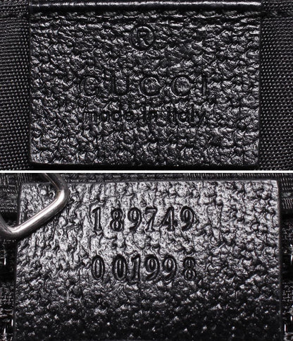 美品 グッチ ショルダーバッグ 斜め掛け GGｷｬﾝﾊﾞｽ 189749 001998 レディース GUCCI